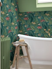 Graham & Brown Teal Aquarium Teal A4 Sample - Image 2 of 4