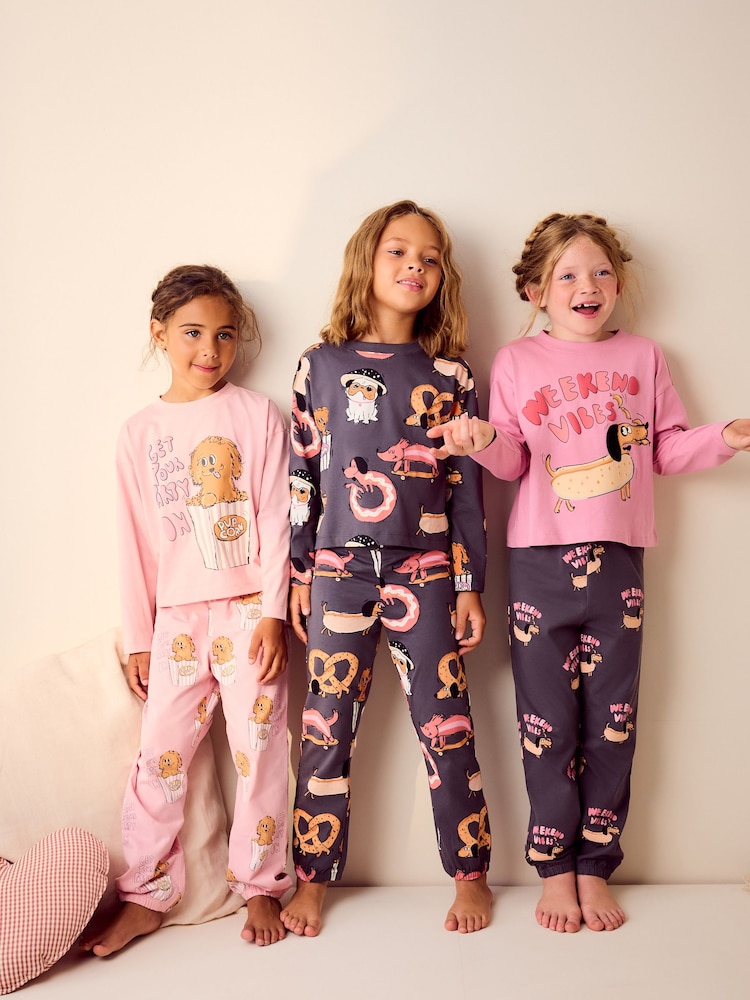 Anthrazitgrau - Pyjamas mit Jogginghosen 3er-Pack (3–16 J.) - Bild 1 von 13 Anthrazitgrau - Pyjamas mit Jogginghosen 3er-Pack (3–16 J.) - Bild 1 von 13