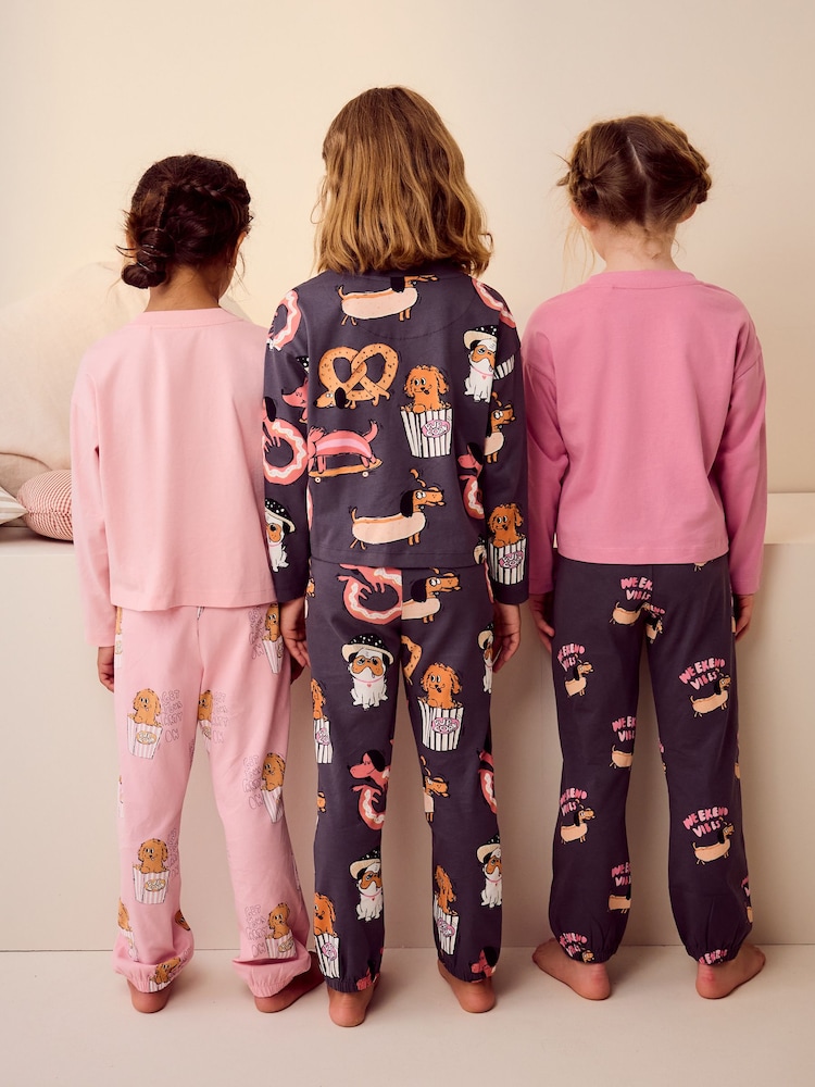 Anthrazitgrau - Pyjamas mit Jogginghosen 3er-Pack (3–16 J.) - Bild 2 von 13 Anthrazitgrau - Pyjamas mit Jogginghosen 3er-Pack (3–16 J.) - Bild 2 von 13