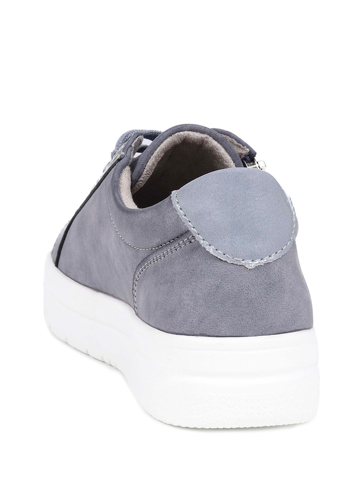 Pavers Blue Pavers Chunky Platform Trainers - Image 3 of 9