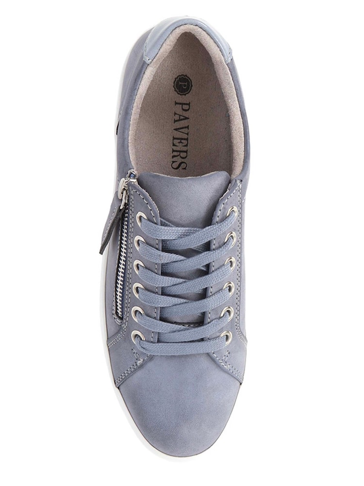 Pavers Blue Pavers Chunky Platform Trainers - Image 4 of 9