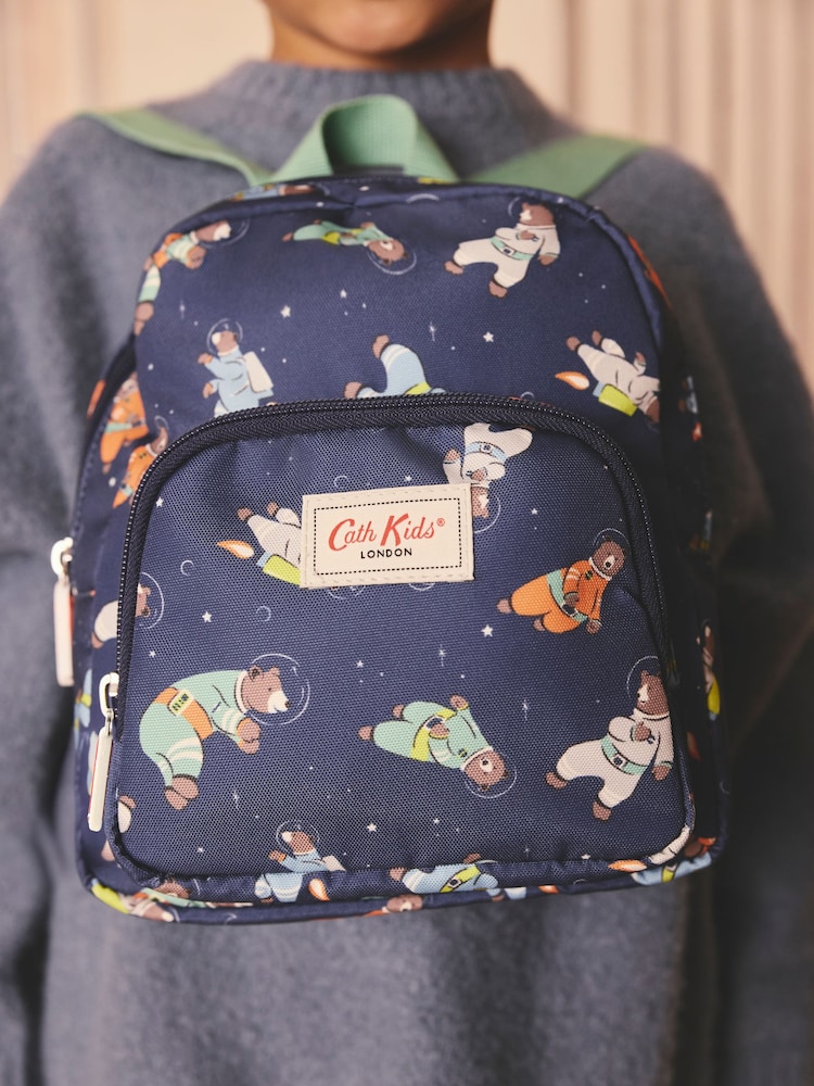 Cath Kidston Navy Mini Backpack - Image 2 of 8
