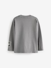 Taupe Brown Transformers Licensed Long Sleeve 100% Cotton T-Shirt (3-16yrs) - Image 2 of 4