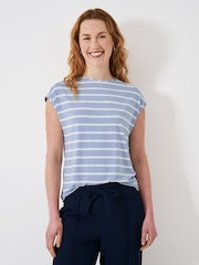 Crew Clothing Blue Ruby Top - Image 4 of 4