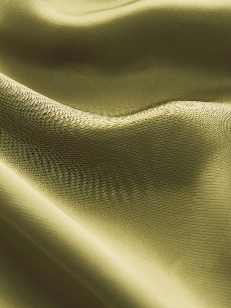 Olive Green Satin Scoop Neck Cami Top - Image 2 of 3
