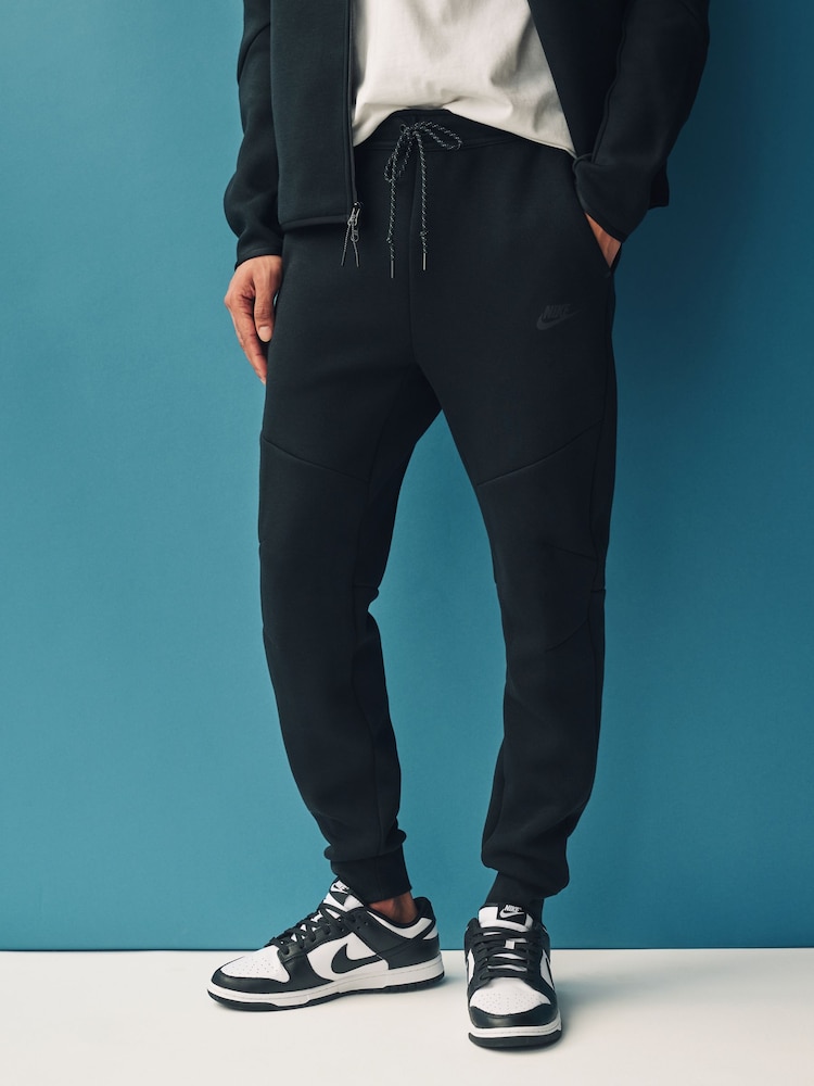 Nike Black Tech Fleece Joggers - Image 1 of 6