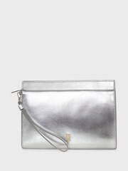 Hobbs Silver Catherine Wristlet Bag - Image 4 of 5