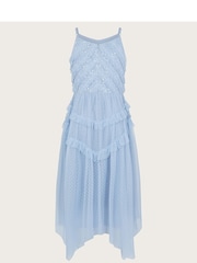 Monsoon Blue Shiloh Ruffle Prom Dress - Image 2 of 3