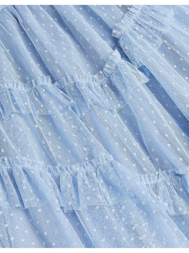 Monsoon Blue Shiloh Ruffle Prom Dress - Image 3 of 3