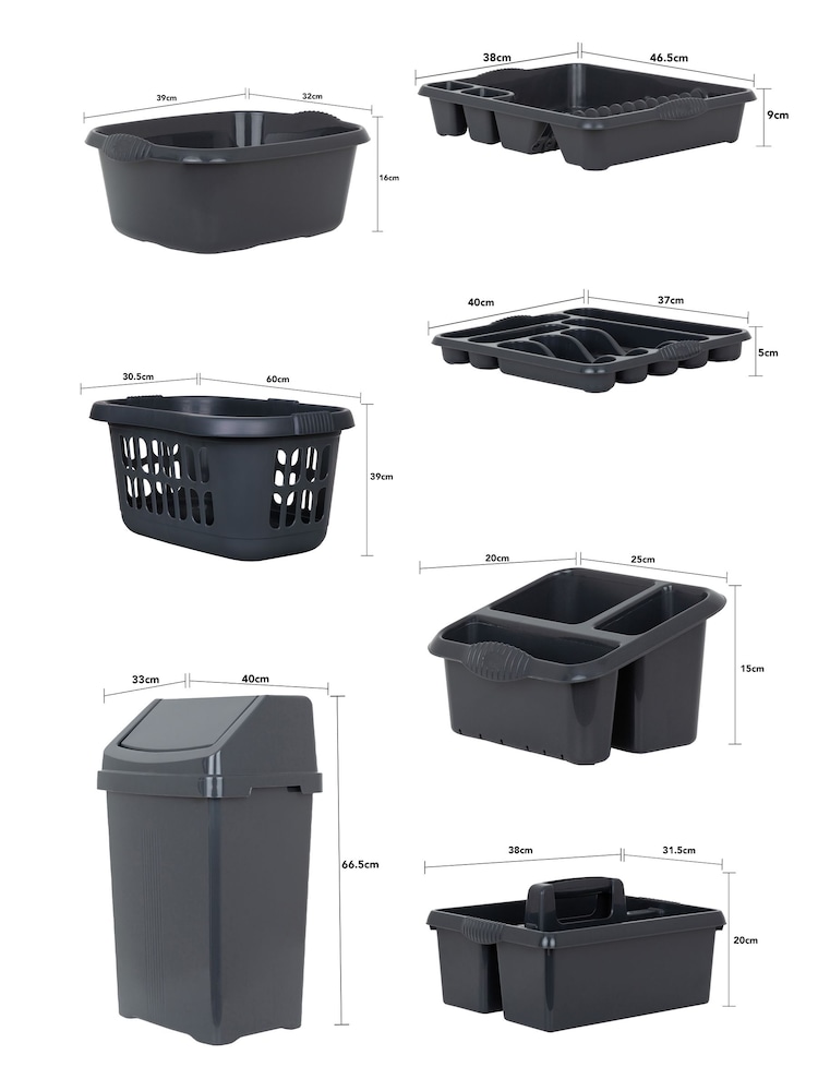 Wham Midnight Casa Kitchen 7 Piece - Image 3 of 3