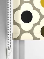 Orla Kiely Yellow Multi Spot Flower Made to Measure Roller Blinds - Image 3 of 6