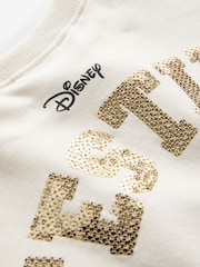 Cream Christmas Disney Minnie Mouse 100% Cotton Top and Leggings Set (3mths-7yrs) - Image 7 of 8