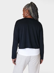 Sweaty Betty Basic Kurz geschnittenes Shirt mit langen Ärmeln - Bild 2 von 14