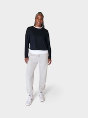 Sweaty Betty Basic Kurz geschnittenes Shirt mit langen Ärmeln - Bild 3 von 14