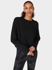 Sweaty Betty Basic Kurz geschnittenes Shirt mit langen Ärmeln - Bild 6 von 14