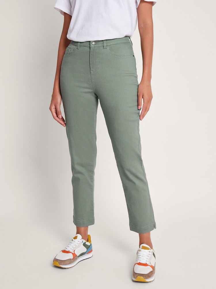 Monsoon Green Safaia 7/8 Denim Jeans - Image 2 of 3