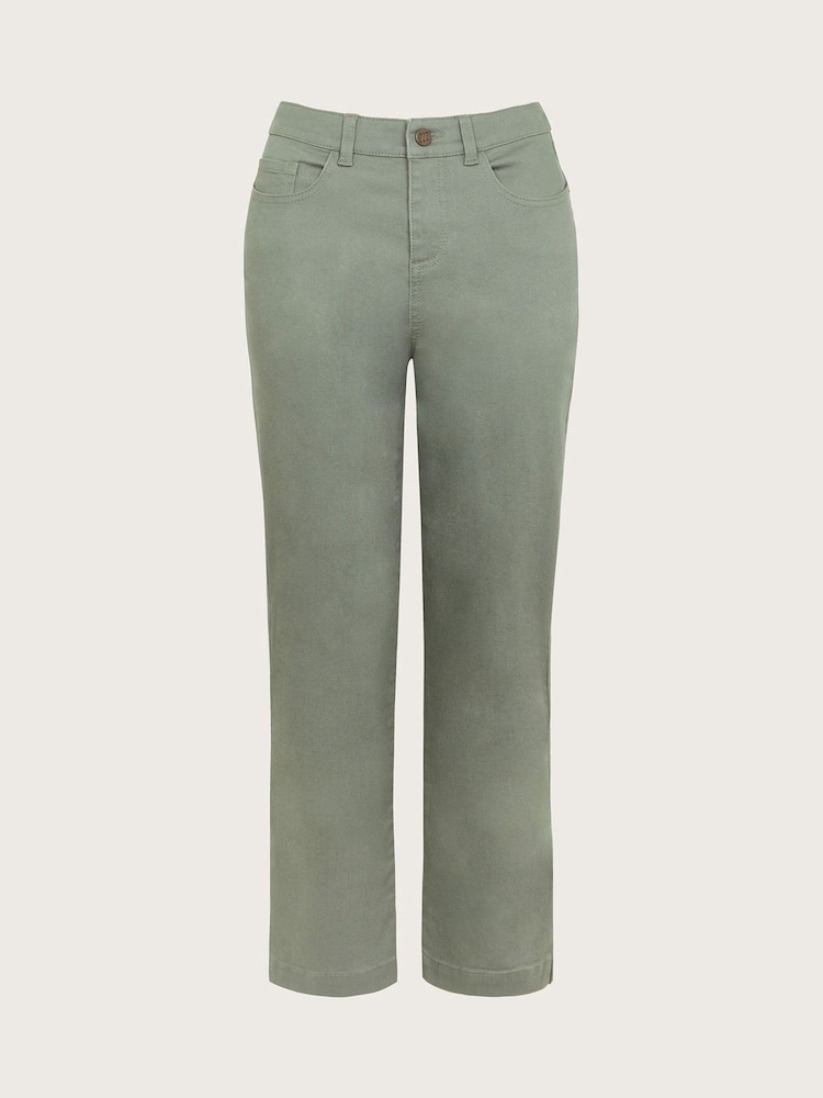 Monsoon Green Safaia 7/8 Denim Jeans - Image 3 of 3