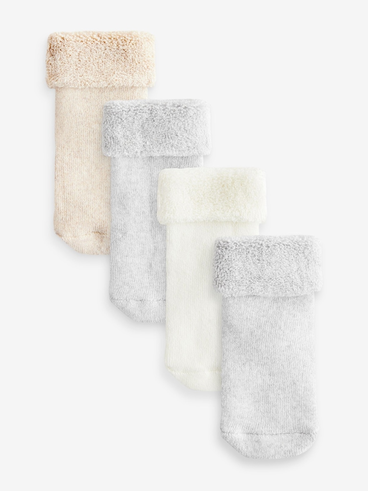 Nevtralno - dojenček Toweling nogavice 4 komplet (0mths-2yrs) - Slika 1 iz 5 Nevtralno - dojenček Toweling nogavice 4 komplet (0mths-2yrs) - Slika 1 iz 5