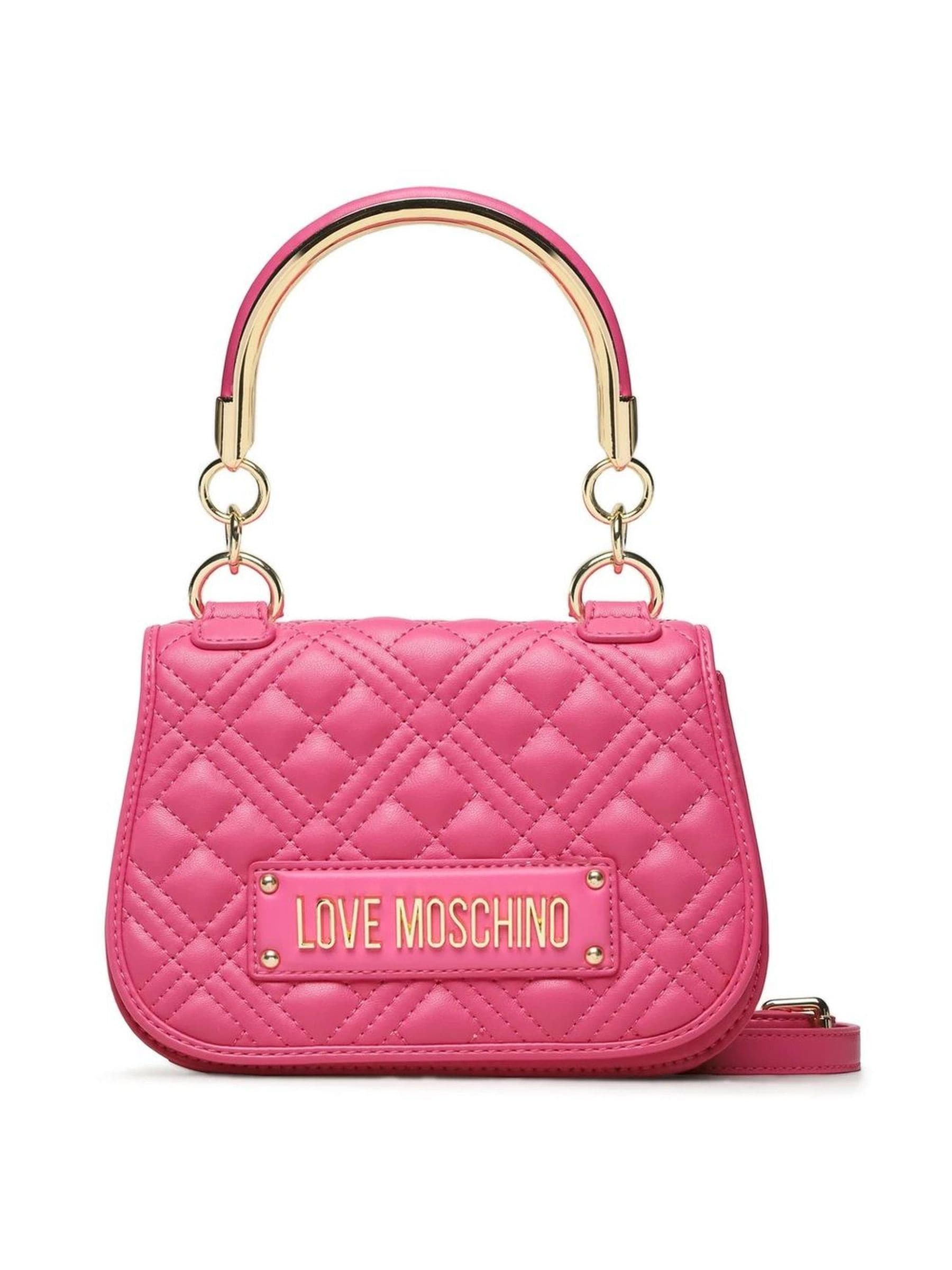 Buy Love Moschino Pink FAUX Leather Crossbody Bag from Next Ireland