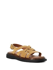 Dune London Brown Leebra Multi Strap Sandals - Image 2 of 4