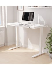 Koble White Juno Height Adjustable Smart Desk - Image 2 of 6