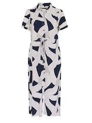 Evans Linear Print Shirt Dress - Image 5 of 5