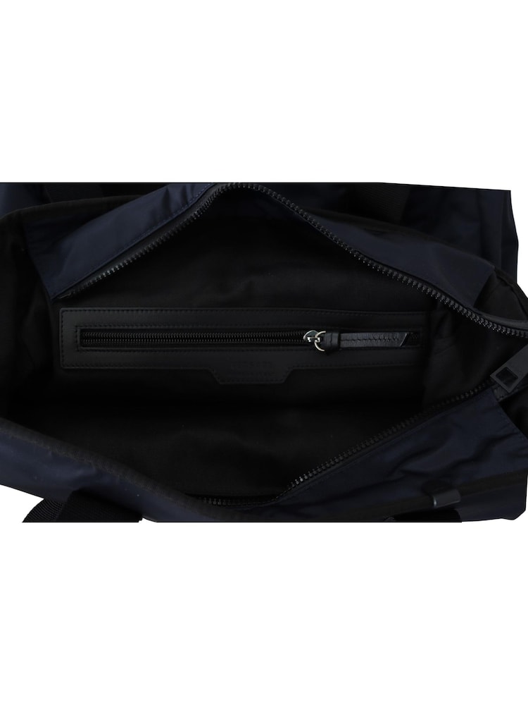 Versace Blue Nylon Tote Bag - Image 4 of 4