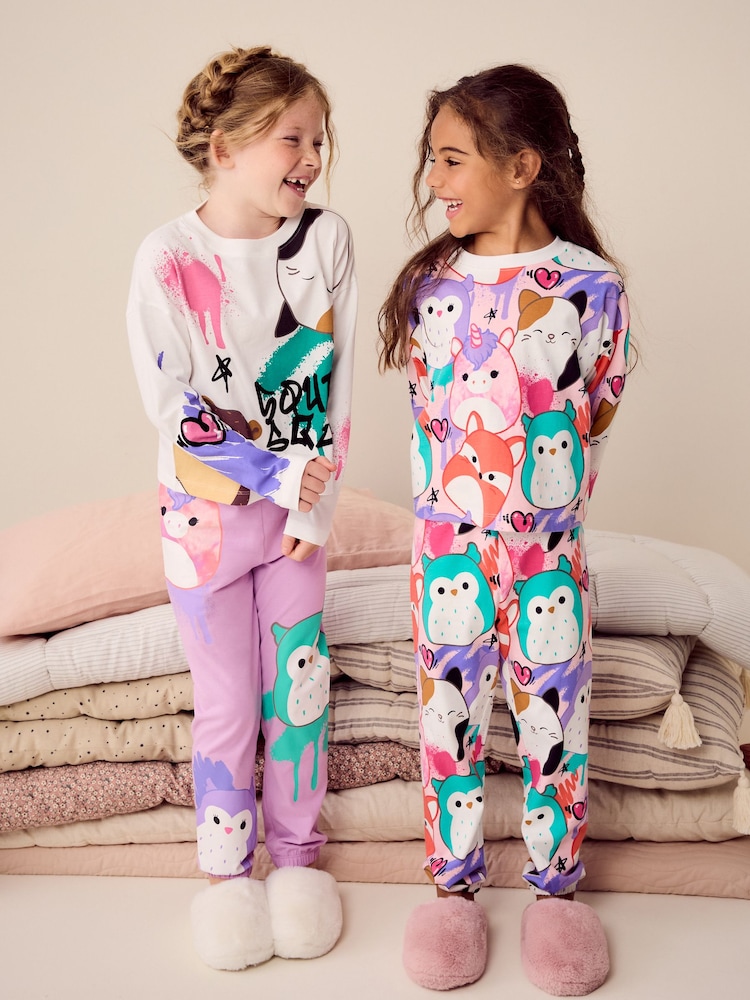 Weiß/Pink/Violett - License Squishmallows Pyjamas 2 Pack (5-14yrs) - Bild 1 von 10 Weiß/Pink/Violett - License Squishmallows Pyjamas 2 Pack (5-14yrs) - Bild 1 von 10