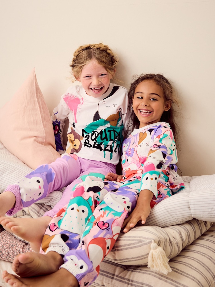 Weiß/Pink/Violett - License Squishmallows Pyjamas 2 Pack (5-14yrs) - Bild 2 von 10 Weiß/Pink/Violett - License Squishmallows Pyjamas 2 Pack (5-14yrs) - Bild 2 von 10