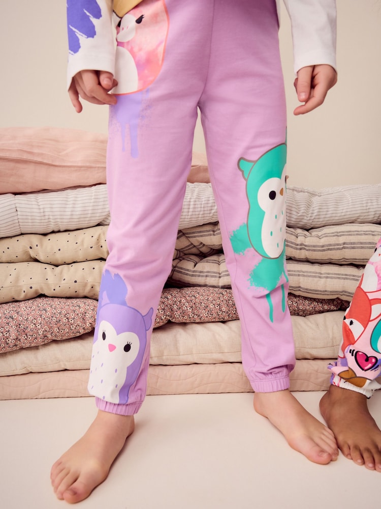 Wit/roze/paars - Licentie Squishmallows verpakking van 2 pyjama's (5 - 14 jr) - Image 5 of 10