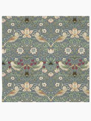 William Morris Gallery Blue Strawberry Thief Pack of 4 100% Cotton Napkins - Image 1 of 2