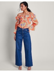 Monsoon Orange Zimira Blouse - Image 2 of 4