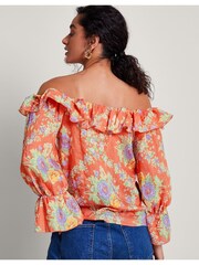 Monsoon Orange Zimira Blouse - Image 3 of 4
