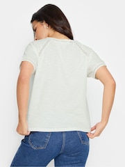 PixieGirl Petite Cream Crochet Trim Top - Image 3 of 5