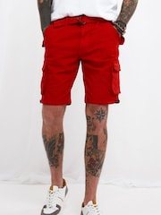 Joe Browns Red Hit The Action Shorts - Image 1 of 5