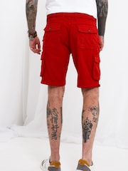 Joe Browns Red Hit The Action Shorts - Image 2 of 5