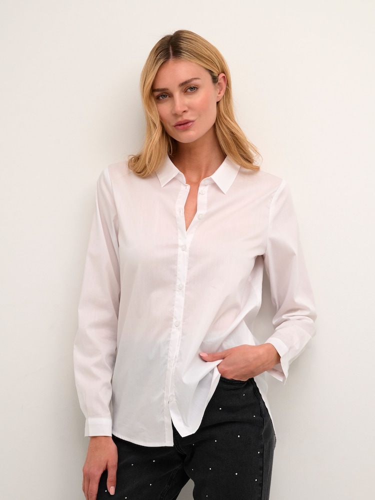 Kaffe Nicole White Shirt - Image 1 of 6 Kaffe Nicole White Shirt - Image 1 of 6