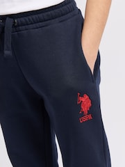 U.S. Polo Assn. Blue Dark Boys Player 3 100% Cotton Joggers - Image 2 of 7