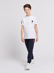 U.S. Polo Assn. Blue Dark Boys Player 3 100% Cotton Joggers - Image 3 of 7