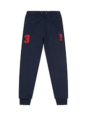 U.S. Polo Assn. Blue Dark Boys Player 3 100% Cotton Joggers - Image 5 of 7