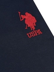 U.S. Polo Assn. Blue Dark Boys Player 3 100% Cotton Joggers - Image 7 of 7