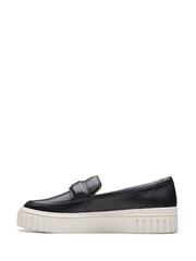Clarks Black Leather Mayhill Cove Shoes - Image 2 of 7