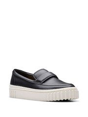 Clarks Black Leather Mayhill Cove Shoes - Image 3 of 7