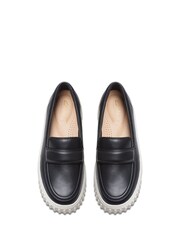 Clarks Black Leather Mayhill Cove Shoes - Image 5 of 7