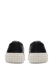 Clarks Black Leather Mayhill Cove Shoes - Image 6 of 7
