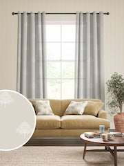 William Morris At Home Mist Marigold Tree Sheer Made To Measure Curtains - Image 1 of 5
