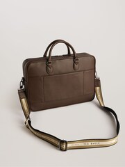 Ted Baker Brown Webbing Kaden Document Bag - Image 4 of 6