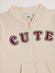River Island Brown Cute Baby Boys 100% Cotton All-In-One - Image 3 of 4