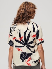 Superdry Cream Beach Resort Shirt - Image 2 of 3