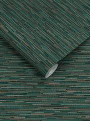 Graham & Brown Green Empress Grasscloth Wallpaper Sample - Image 3 of 3